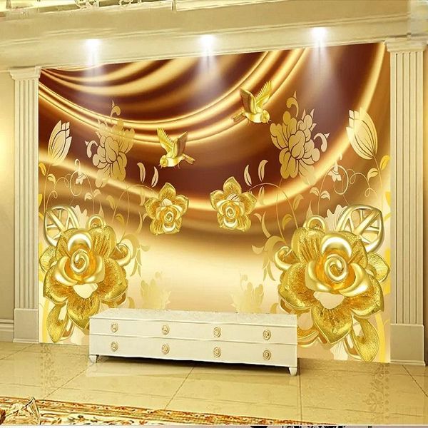 wallpapers custom large mural 3d wallpaper modern fashion creative luxury pearl flower golden yellow bird tv back wall decor 5d embossed
wallpapers custom large mural 3d wallpaper modern fashion creative luxury pearl flower golden yellow bird tv back wall decor 5d embossed