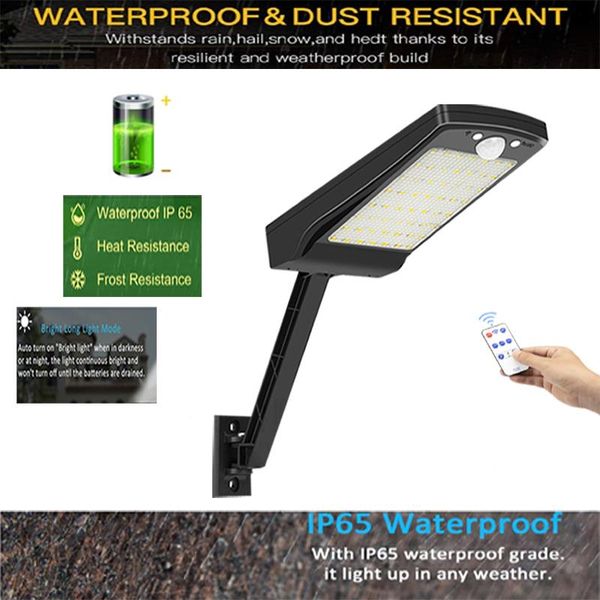 solar lamps 800lm led solar-lights motion-sensor wall-lamp flexible outdoor waterproof wireless remote-control ip65
solar lamps 800lm led solar-lights motion-sensor wall-lamp flexible outdoor waterproof wireless remote-control ip65