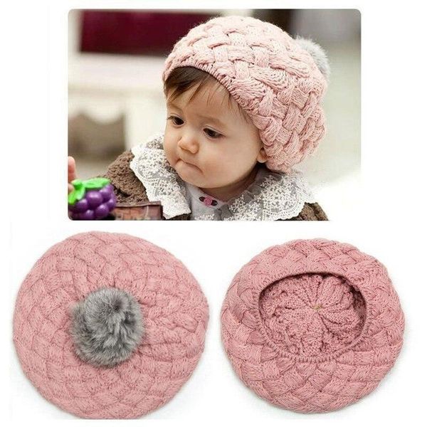 caps & hats winter baby hat knit pompom crochet beret girl cap for children cotton warm cute kid beanie, Yellow 
caps & hats winter baby hat knit pompom crochet beret girl cap for children cotton warm cute kid beanie, Yellow