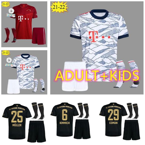 kits 21 22 fc bayern munich lewandowski soccer jersey goretzka home red sane gnabry coman muller davies kimmich 2021 2022 men + kids kit foo, Black;yellow
kits 21 22 fc bayern munich lewandowski soccer jersey goretzka home red sane gnabry coman muller davies kimmich 2021 2022 men + kids kit foo, Black;yellow
