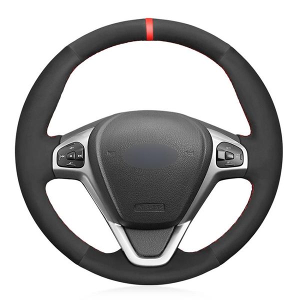steering wheel covers black suede red marker hand-stitched car cover for fiesta 2008-2013 ecosport 2013-2021
steering wheel covers black suede red marker hand-stitched car cover for fiesta 2008-2013 ecosport 2013-2021