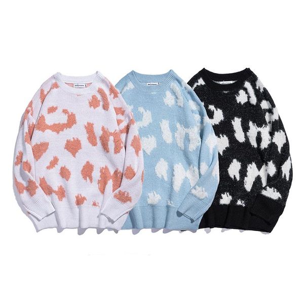 men's sweaters streetwear vintage sweater men women harajuku pattern pullover mens clothing winter hip hop oversize lazy knitted jumper, White;black
men's sweaters streetwear vintage sweater men women harajuku pattern pullover mens clothing winter hip hop oversize lazy knitted jumper, White;black