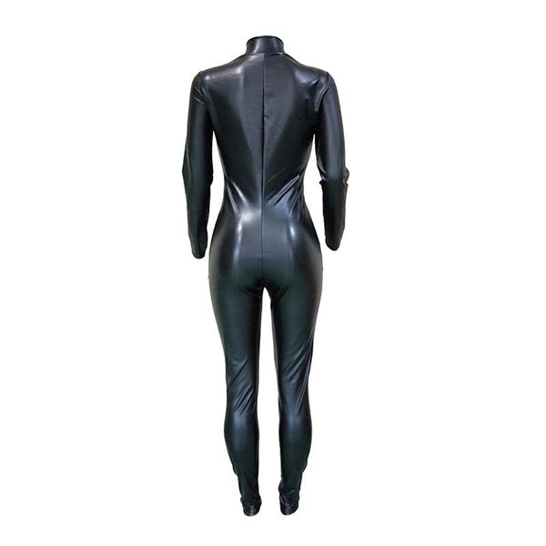 women's jumpsuits & rompers women patent leather zip up bodycon bodysuit clubwear jumpsuit wet look, Black;white
women's jumpsuits & rompers women patent leather zip up bodycon bodysuit clubwear jumpsuit wet look, Black;white