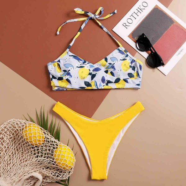 avant-garde for women 2021 triangle bra bikini print fashion backless swimsuit, White;black
avant-garde for women 2021 triangle bra bikini print fashion backless swimsuit, White;black