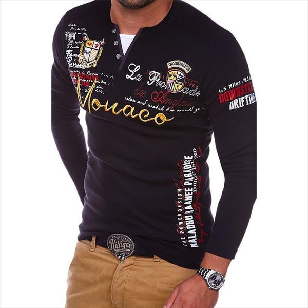 fashion shirt long sleeve casual men polo cotton shirts slim fit cultivating personality tees polos black blue, White;black
fashion shirt long sleeve casual men polo cotton shirts slim fit cultivating personality tees polos black blue, White;black