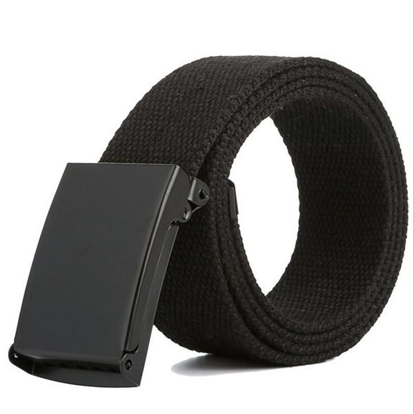 belts high qualtiy men belt male casual buckle canvas webbing waistband army tactical waist, Black;brown
belts high qualtiy men belt male casual buckle canvas webbing waistband army tactical waist, Black;brown
