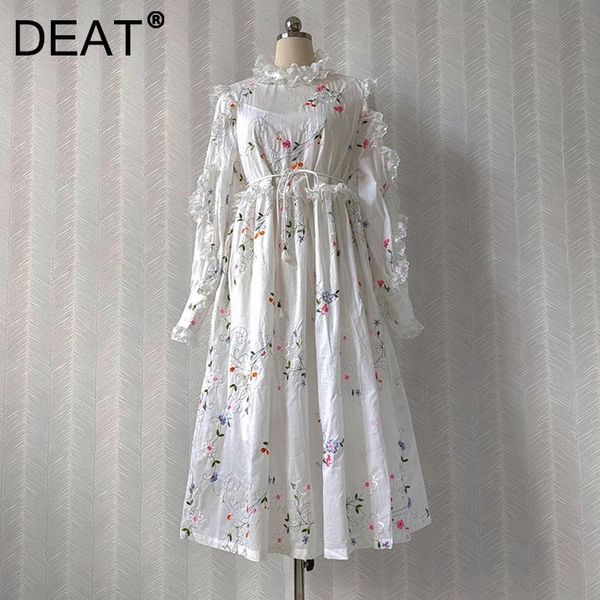casual dresses deat woman white dress flower embroidery edible tree stand collar lantern sleeve style 2021 summer 15xm559, Black;gray
casual dresses deat woman white dress flower embroidery edible tree stand collar lantern sleeve style 2021 summer 15xm559, Black;gray