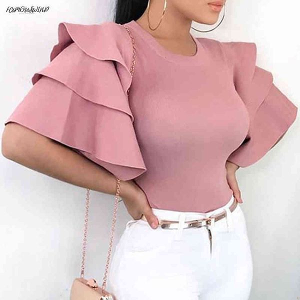 short sleeve womens blouses summer shirts ladies long pitman ruffle polyester blouse plus size, White
short sleeve womens blouses summer shirts ladies long pitman ruffle polyester blouse plus size, White