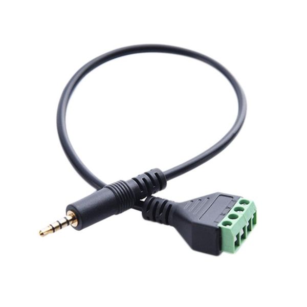 3.5mm screw terminal adapter speaker cable 4-core stereo trrs male hole to av 4 balun connector computer cables & connectors
3.5mm screw terminal adapter speaker cable 4-core stereo trrs male hole to av 4 balun connector computer cables & connectors