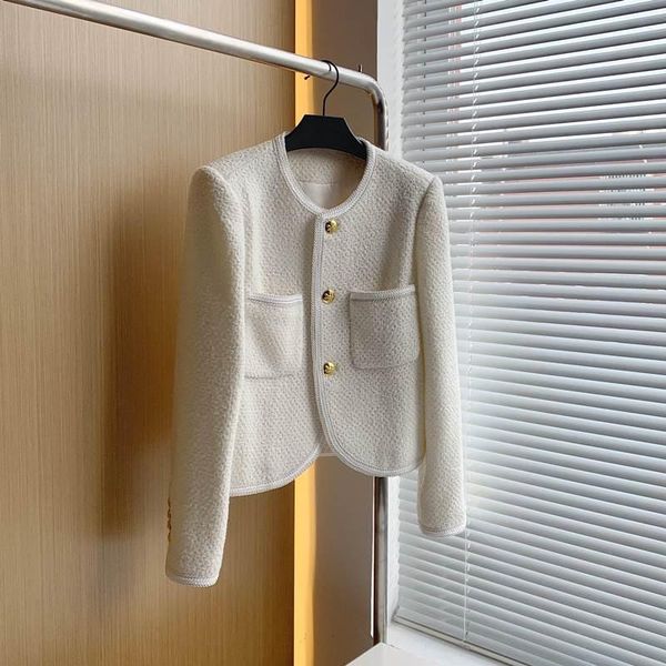 women's jackets white/black/pink jaqueta feminina korean fashion gold buttons short tweed jacket women 2021 autumn winter elegant stree, Black;brown
women's jackets white/black/pink jaqueta feminina korean fashion gold buttons short tweed jacket women 2021 autumn winter elegant stree, Black;brown