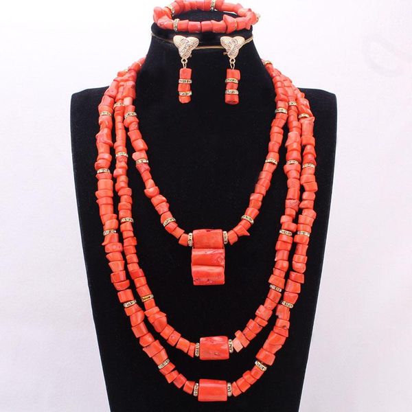 earrings & necklace 4ujewelry original coral beads jewelry set for nigerian wedding costume african 2021, Silver
earrings & necklace 4ujewelry original coral beads jewelry set for nigerian wedding costume african 2021, Silver