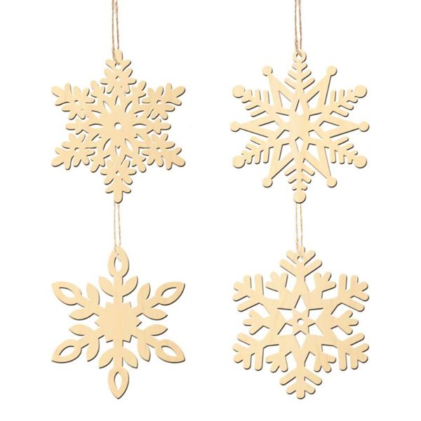 christmas decorations 6pcs wood chip pendant carved snowflake ornament decoration
christmas decorations 6pcs wood chip pendant carved snowflake ornament decoration