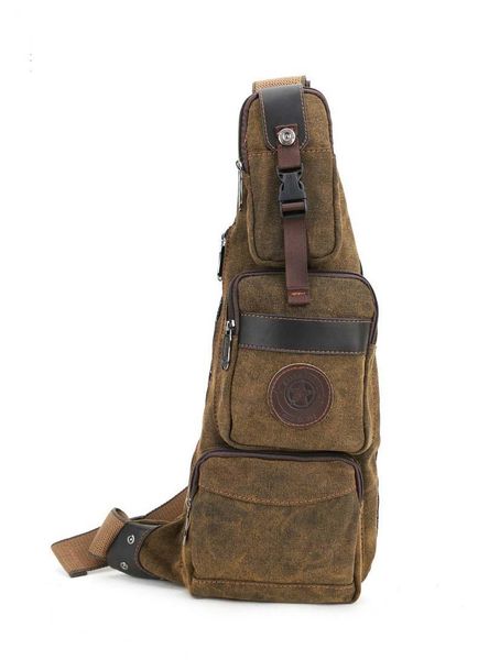 men's shoulder bag sling chest pack canvas traveling sports cross body handbag male bags belt waist packs in brown color
men's shoulder bag sling chest pack canvas traveling sports cross body handbag male bags belt waist packs in brown color