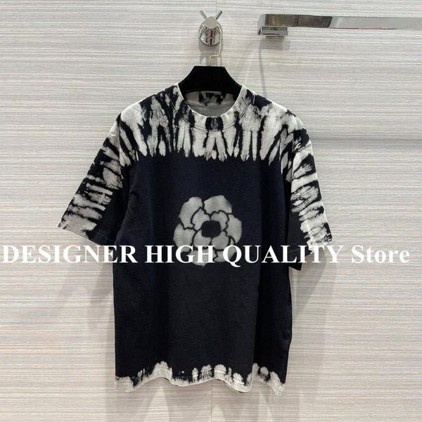 women's t-shirt 2021 high-end summer oversized loose women men clothing tie dye flower print short sleeve streetwear tee, White
women's t-shirt 2021 high-end summer oversized loose women men clothing tie dye flower print short sleeve streetwear tee, White