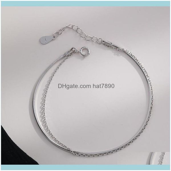 link, bracelets jewelryng s925 sier korean simple geometric double-layer bracelet snake bone chain design temperament personality jewe, Black
link, bracelets jewelryng s925 sier korean simple geometric double-layer bracelet snake bone chain design temperament personality jewe, Black