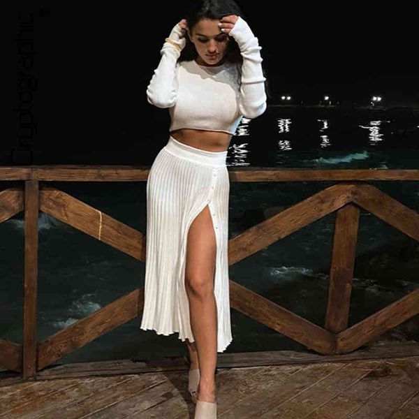 women's sweaters cryptographic solid sweater cropped midi skirt two piece set women matching outfits button up split skirts winter d9ez, White;black
women's sweaters cryptographic solid sweater cropped midi skirt two piece set women matching outfits button up split skirts winter d9ez, White;black