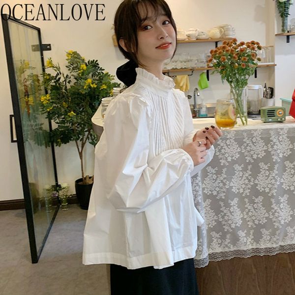 blusas solid white ruffles sweet kawaii spring blouses women stand collar back buttons fashion shirts 19541 210415
blusas solid white ruffles sweet kawaii spring blouses women stand collar back buttons fashion shirts 19541 210415