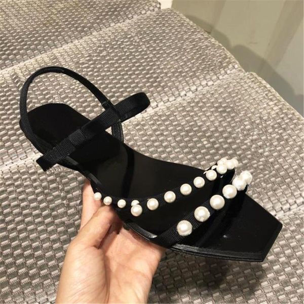 sandals frczot summer fashion pearl ruetoe shoes flat casual black chain ankle belt women
sandals frczot summer fashion pearl ruetoe shoes flat casual black chain ankle belt women