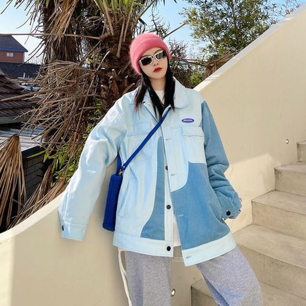 women's jackets spring contrast colour sew short jacket bf korean tools denim female coat preppy all-match fresh streetwear tc0p, Black;brown
women's jackets spring contrast colour sew short jacket bf korean tools denim female coat preppy all-match fresh streetwear tc0p, Black;brown
