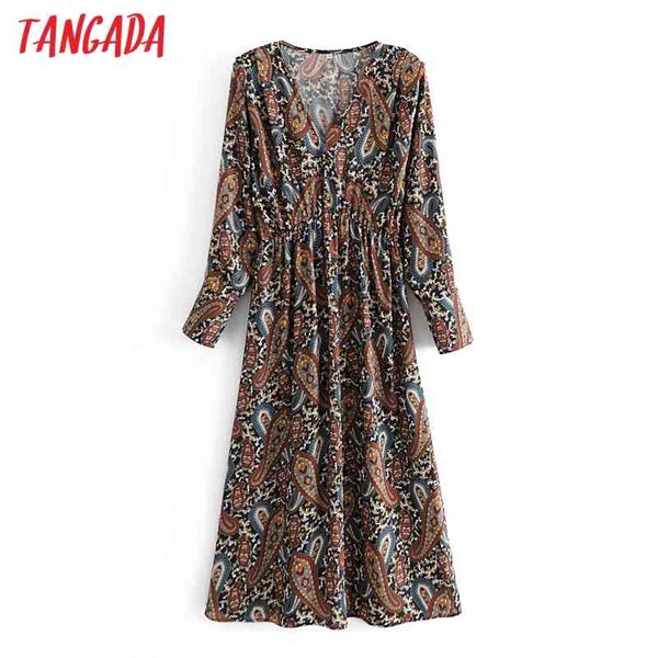 spring fashion women paisley flowers print v neck long sleeve ladies midi dress 3w05 210416, Black;gray
spring fashion women paisley flowers print v neck long sleeve ladies midi dress 3w05 210416, Black;gray