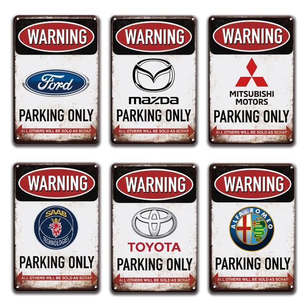 warning parking only metal plaque tin sign vintage car parking notice metal plate out door wall sticker retro garage decor signs
warning parking only metal plaque tin sign vintage car parking notice metal plate out door wall sticker retro garage decor signs