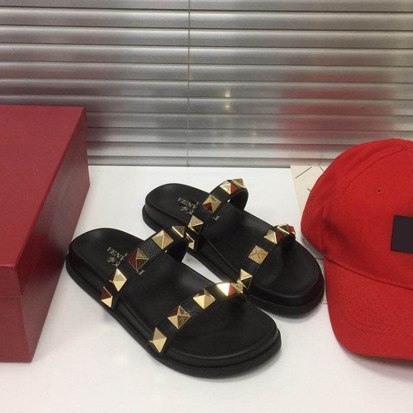 70% off wholesale sandals flip-flops women's rivet flat bottom slippers grade cow leather shoes comfortable star same kind of, Black
70% off wholesale sandals flip-flops women's rivet flat bottom slippers grade cow leather shoes comfortable star same kind of, Black