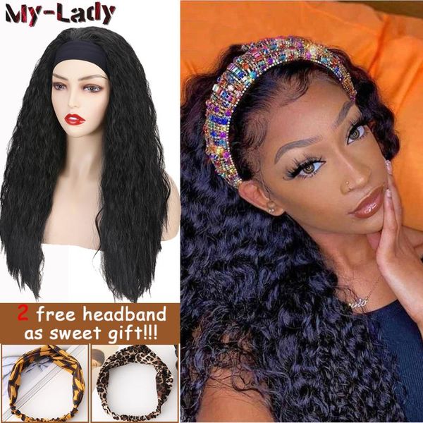 synthetic wigs my-lady 24inch kinky curly headband wig water wave hair for black women long afro headwraps
synthetic wigs my-lady 24inch kinky curly headband wig water wave hair for black women long afro headwraps