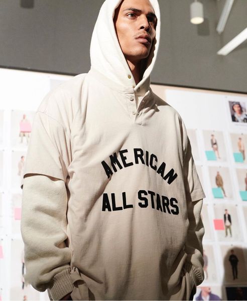 fear of god 7th collection henley flock printed logo t-shirt fog henry neck placket buttoned letter short sleeve t-shirt, White;black
fear of god 7th collection henley flock printed logo t-shirt fog henry neck placket buttoned letter short sleeve t-shirt, White;black