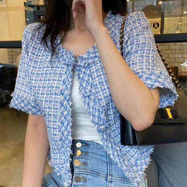zawfl korean chic french style round neck plaid fringes stitching design loose single breasted tweed short coat for women jacket 210525, Black;brown
zawfl korean chic french style round neck plaid fringes stitching design loose single breasted tweed short coat for women jacket 210525, Black;brown
