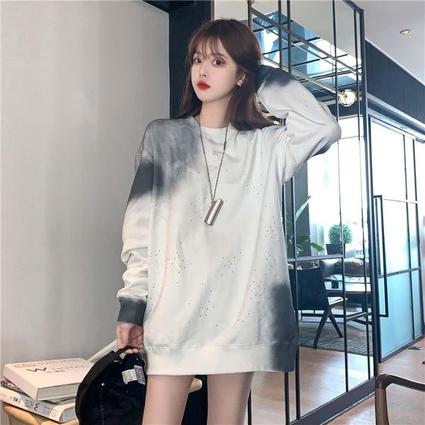 women's hoodies & sweatshirts tie dye loose all-match sweatshirt 2021 fashion autumn korean retro long-sleeved round neck pullover wom, Black
women's hoodies & sweatshirts tie dye loose all-match sweatshirt 2021 fashion autumn korean retro long-sleeved round neck pullover wom, Black