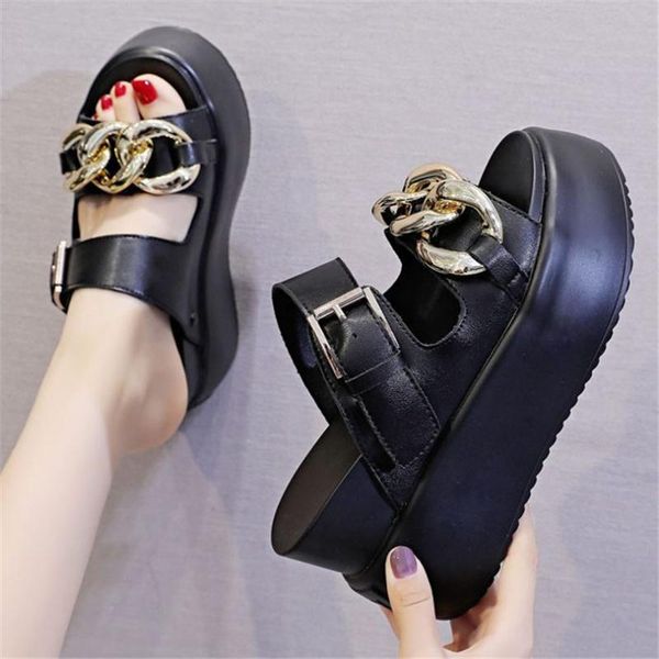sandals goth platform shoes women's chain leather gladiators wedge high heels strap buckle party nightclub 34 35 36 37 38 39, Black
sandals goth platform shoes women's chain leather gladiators wedge high heels strap buckle party nightclub 34 35 36 37 38 39, Black