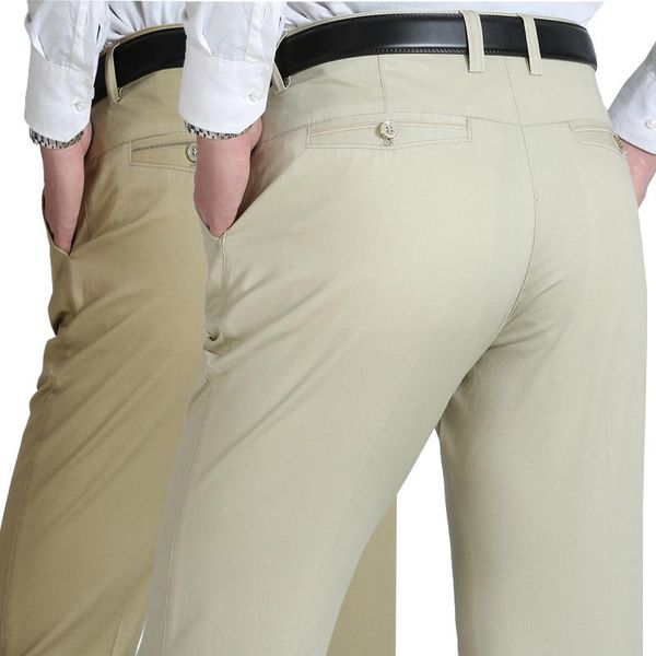 men's summer style thin casual pants cotton high waist loose long suits leisure trousers middle-aged, Black
men's summer style thin casual pants cotton high waist loose long suits leisure trousers middle-aged, Black