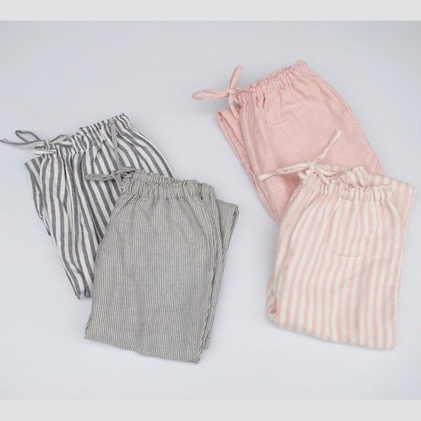 women's sleepwear couples sleep pants women spring autumn 100% cotton pajamas pant night bottoms lounge female striped trousers, Black;red 
women's sleepwear couples sleep pants women spring autumn 100% cotton pajamas pant night bottoms lounge female striped trousers, Black;red