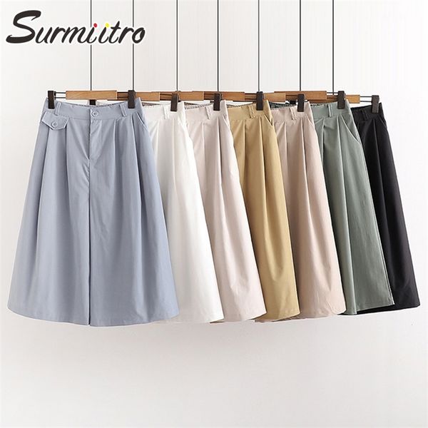 cotton midi calf length wide leg baggy long pants women summer korean style female high waist trousers 210421, Blue
cotton midi calf length wide leg baggy long pants women summer korean style female high waist trousers 210421, Blue
