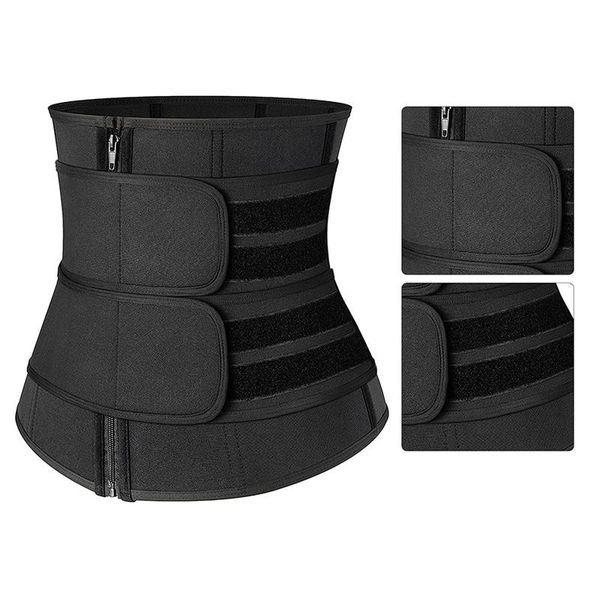 waist support trainer shaper sport girdle for weight loss fitness workout tummy control back, Black;gray
waist support trainer shaper sport girdle for weight loss fitness workout tummy control back, Black;gray
