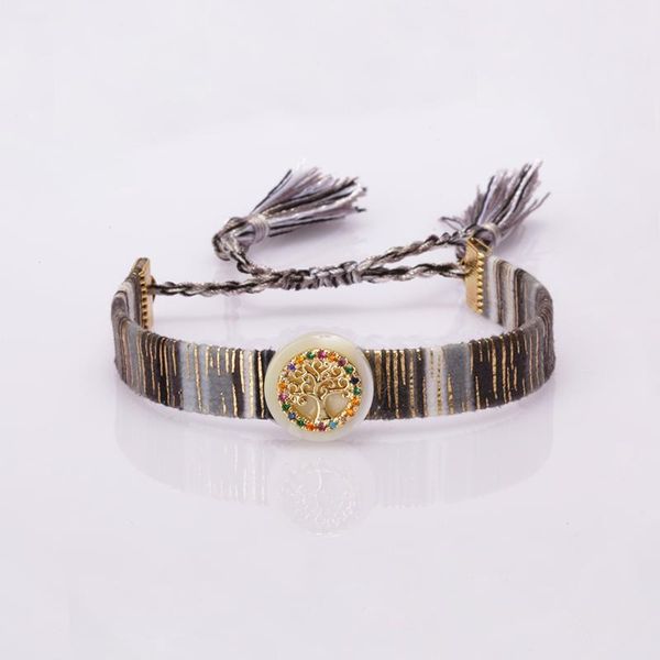 charm bracelets 5pcs/lot ethnic boho gold mix rainbow cz tree of life soft cotton silk tassel tail wristband adjustable bracelet for woman, Golden;silver
charm bracelets 5pcs/lot ethnic boho gold mix rainbow cz tree of life soft cotton silk tassel tail wristband adjustable bracelet for woman, Golden;silver