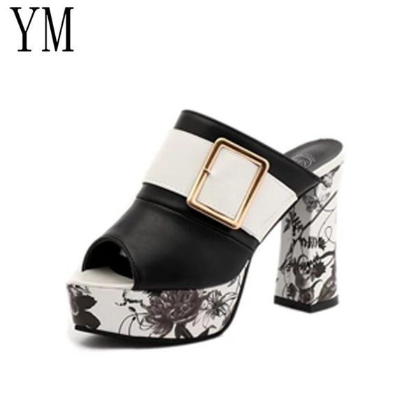 dress shoes slip-on summer women elegant buckle high heel sandals peep toe platform chunky lady thick, Black
dress shoes slip-on summer women elegant buckle high heel sandals peep toe platform chunky lady thick, Black
