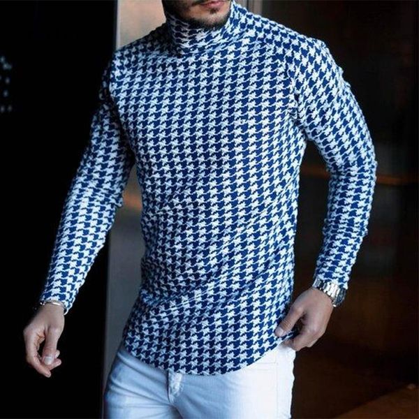 men's t-shirts fashion 2021 spring turtleneck pullover casual long sleeve slim tee shirt autumn plaid print male t streetwear, White;black
men's t-shirts fashion 2021 spring turtleneck pullover casual long sleeve slim tee shirt autumn plaid print male t streetwear, White;black