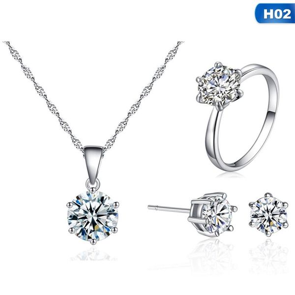 earrings & necklace silver color fashion jewelry sets cubic zircon statement rings wedding for women gift
earrings & necklace silver color fashion jewelry sets cubic zircon statement rings wedding for women gift