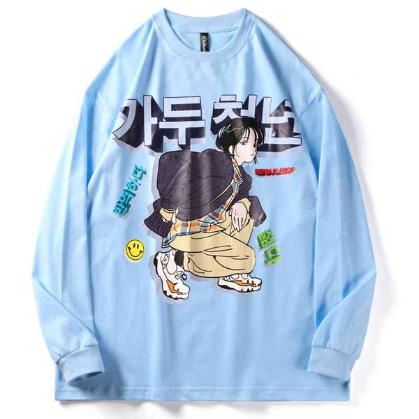 men's hoodies & sweatshirts japanese streetwear t shirt autumn long sleeve cotton oversized anime printed hip hop harajuku fashion vint, Black
men's hoodies & sweatshirts japanese streetwear t shirt autumn long sleeve cotton oversized anime printed hip hop harajuku fashion vint, Black