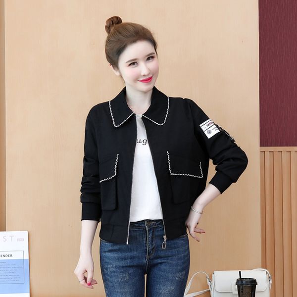 cardigan women's spring and autumn 2021 new women's korean version loose casual small et top, Black;brown
cardigan women's spring and autumn 2021 new women's korean version loose casual small et top, Black;brown