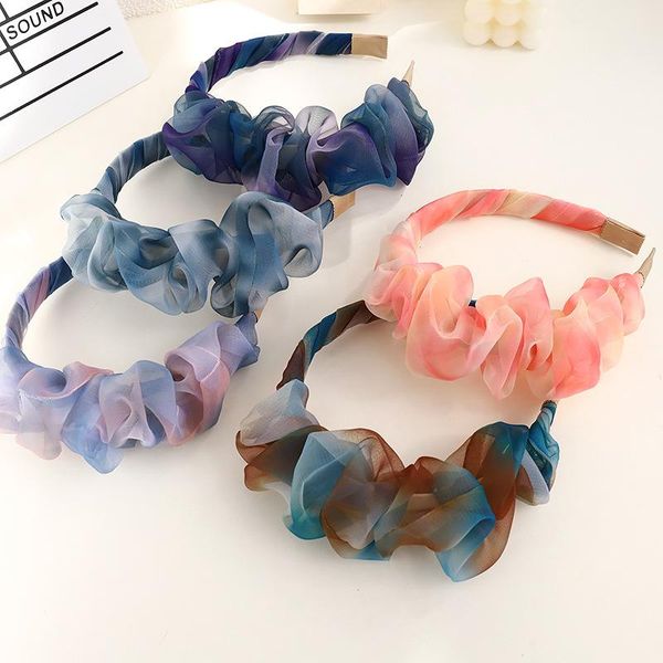 hair accessories fashion organza tie-dye patchwork pleated headband pompom cloud flower hairband women wide head hoop
hair accessories fashion organza tie-dye patchwork pleated headband pompom cloud flower hairband women wide head hoop