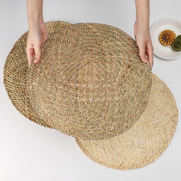inch rattan tablemats natural round braided water hyacinth weave placemat no-slip heat resistant mats for table coasters & pads
inch rattan tablemats natural round braided water hyacinth weave placemat no-slip heat resistant mats for table coasters & pads