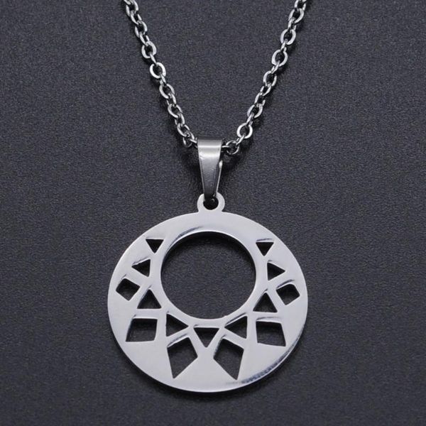 pendant necklaces sun stainless steel charm necklace for women fashion jewelry drop dainty accept oem order, Silver
pendant necklaces sun stainless steel charm necklace for women fashion jewelry drop dainty accept oem order, Silver