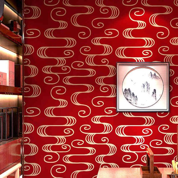 chinese style wallpaper imitating classical zen tea room el restaurant red tv background
chinese style wallpaper imitating classical zen tea room el restaurant red tv background