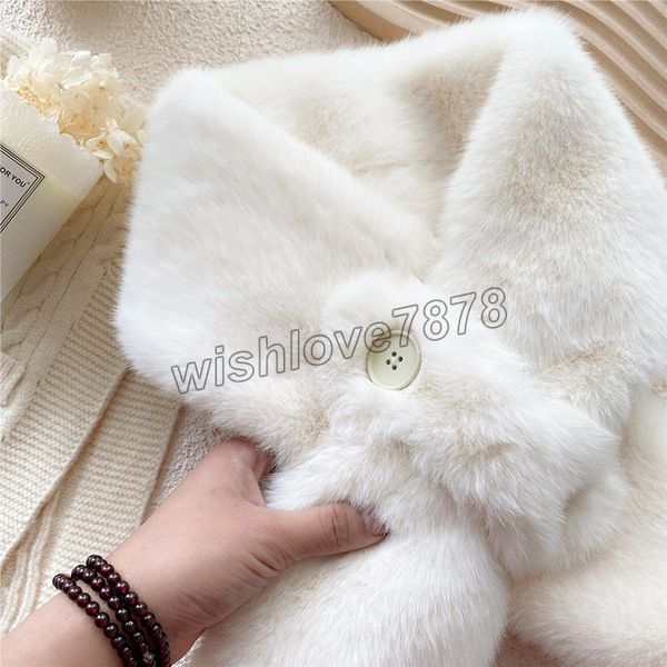 trendy collar scarf women keep warm thickening fur colorful button cross winter scarf autumn plush fake fur scarves, Blue;gray
trendy collar scarf women keep warm thickening fur colorful button cross winter scarf autumn plush fake fur scarves, Blue;gray