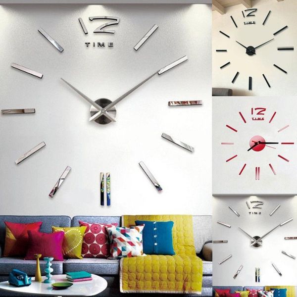 wall clocks 3d diy large clock modern design silent sticker acrylic mirror self adhesive living room home decor
wall clocks 3d diy large clock modern design silent sticker acrylic mirror self adhesive living room home decor