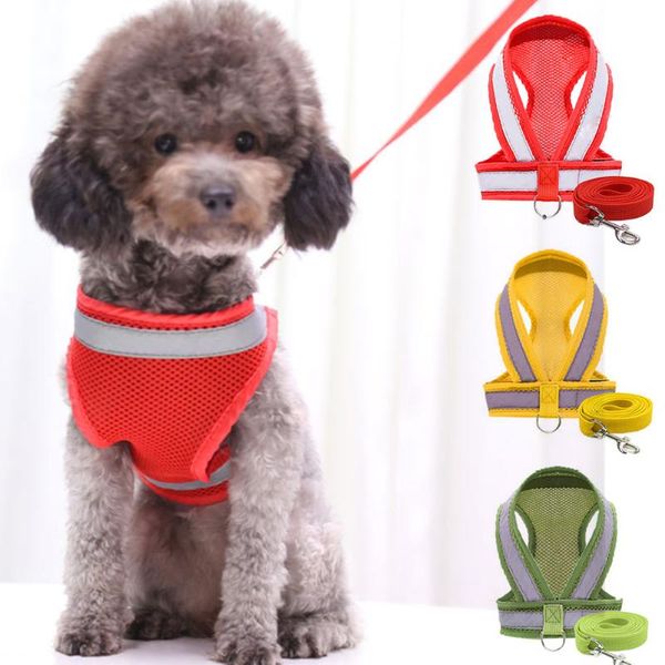 dog collars & leashes adjustable reflective mesh vest harness collar chest strap back safe rope for small medium dogs puppy cat walking
dog collars & leashes adjustable reflective mesh vest harness collar chest strap back safe rope for small medium dogs puppy cat walking