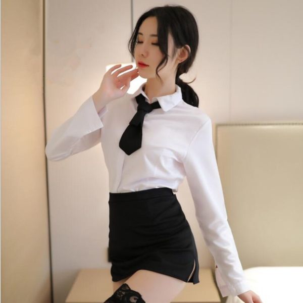 underwear female white collar temptation perspective professional secretary suit passion tease uniform nightclub performance, Red;black
underwear female white collar temptation perspective professional secretary suit passion tease uniform nightclub performance, Red;black