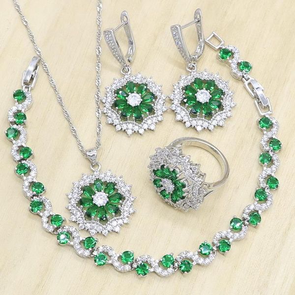 earrings & necklace green semi-precious silver color jewelry sets for women 3 style bracelet pendant rings gift box
earrings & necklace green semi-precious silver color jewelry sets for women 3 style bracelet pendant rings gift box
